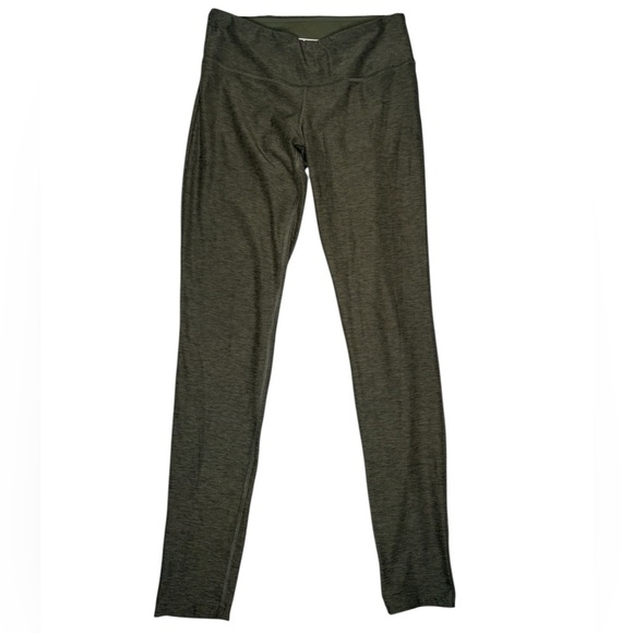 New Balance Super Soft  Heathered Dark Olive Green
Leggings Size Small - Picture 2 of 9
